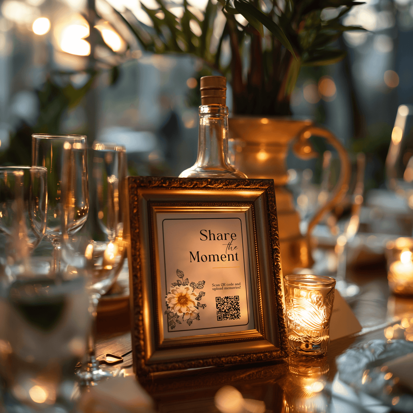 Effortless event photo collection via QR code