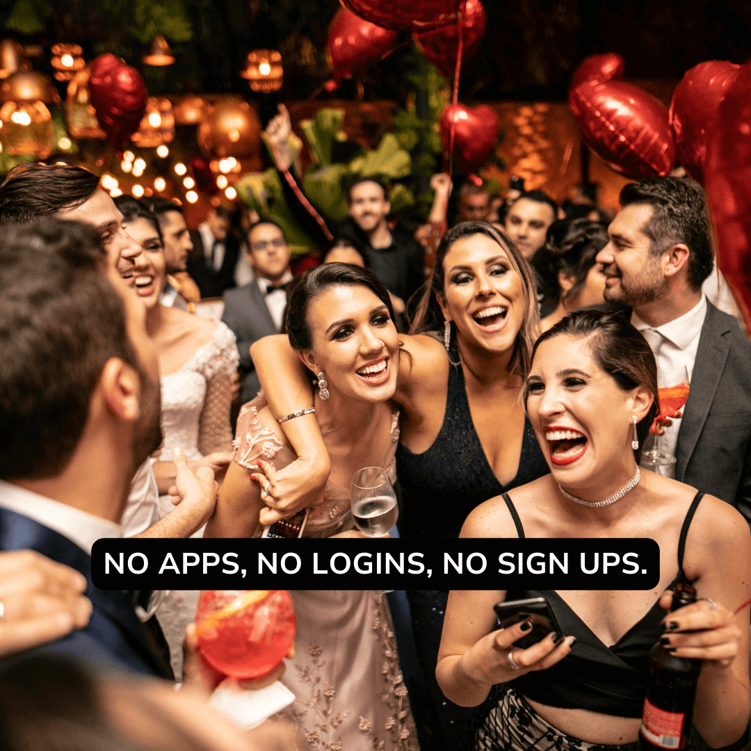 Seamless photo organization using QR codes
